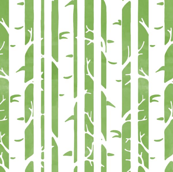 Birches in Greenery
