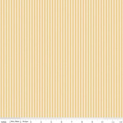 1/8" Stripe in Honey on Ivory