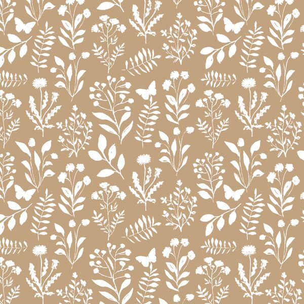 Silhouetted Bitty in Light Gold