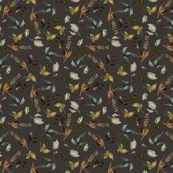 Little Woodland Foliage in Brown