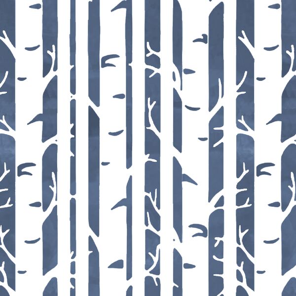 Birches in Midnight
