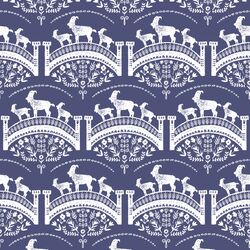 Billy Goats Gruff in Indigo