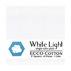 Ecco Cotton 5" Square Pack in White Light