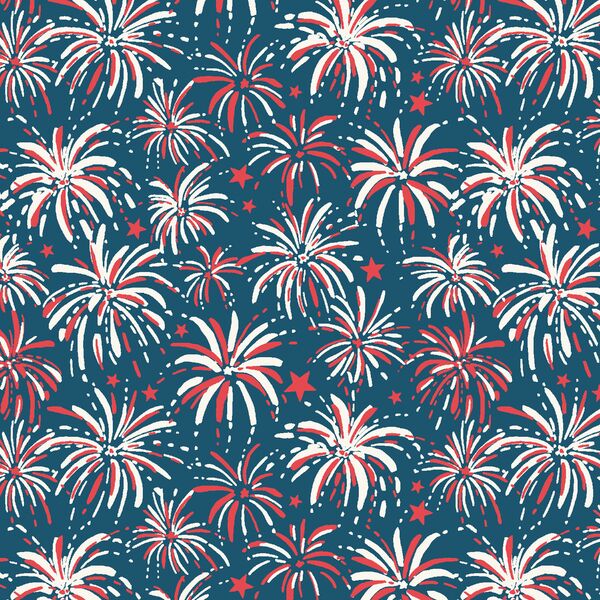Fireworks in Corsair Blue