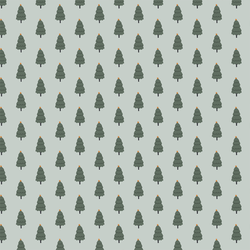 Merry Firs in Aqua Mist