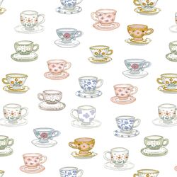 Tea Cups in White
