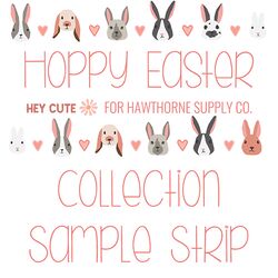 Hoppy Easter Sample Strip