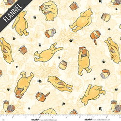 Bears Flannel in Yellow