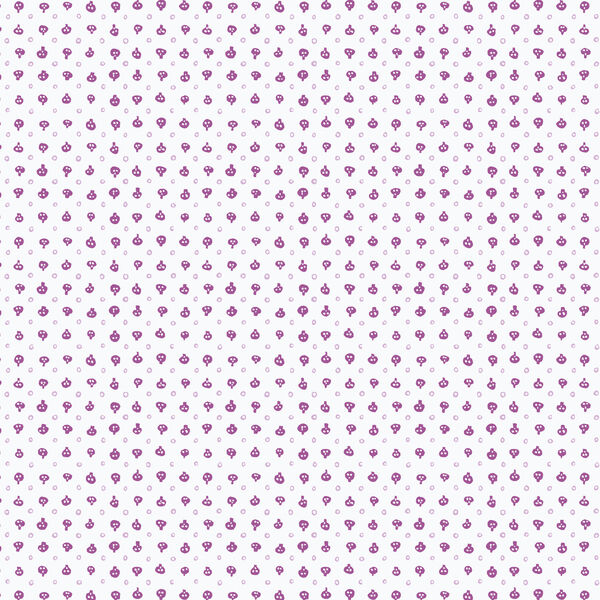 Skull Dot in Purple