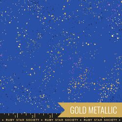 Speckled in Metallic Blue Ribbon
