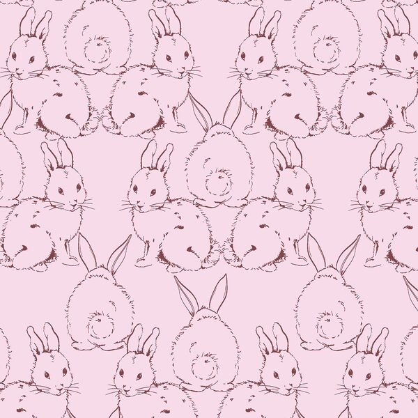 Bunnies in Lilac