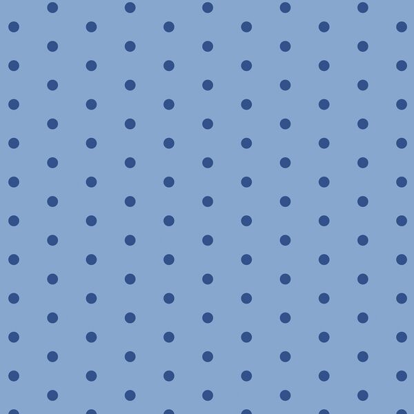 Polka Dots in Blue Jay
