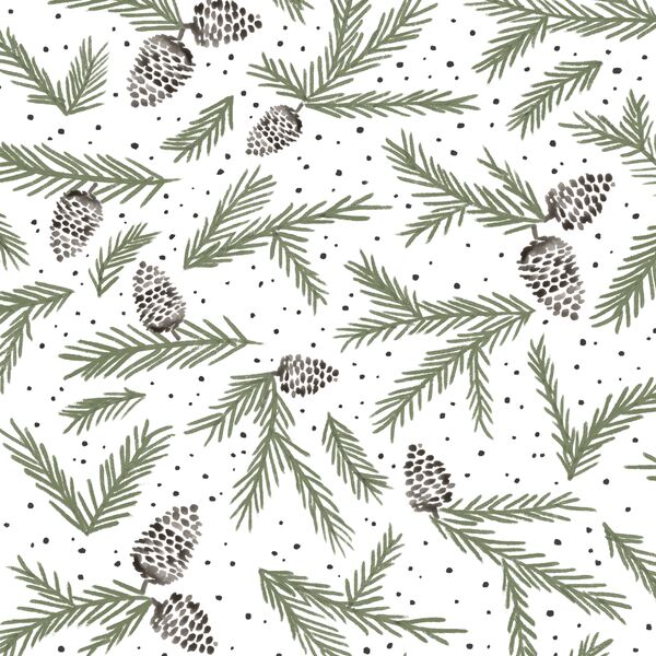 Boreal Branches in Olive