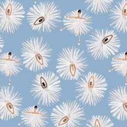 Ballet Dancers in Frost Blue