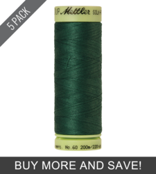 Verdant Green (9240-0905) - Silk Finish Cotton 60wt - 220 Yards (5 Pack)