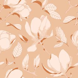 Magnolia Bloom in Peach