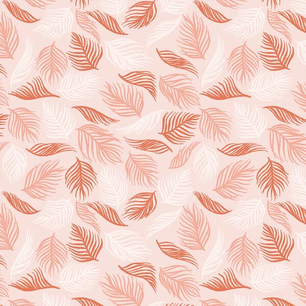 Palm Fronds in Light Peach