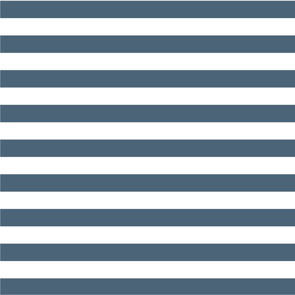 Horizontal Candy Stripe in Twilight