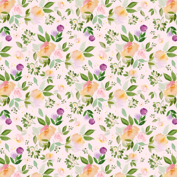 Little Garden Blooms in Soft Peony