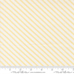 Stripe in White Buttermilk
