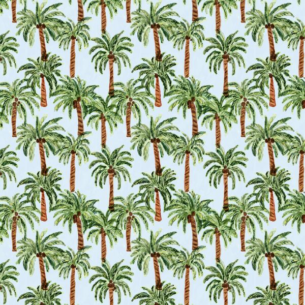 Little Palm Paradise in Sea