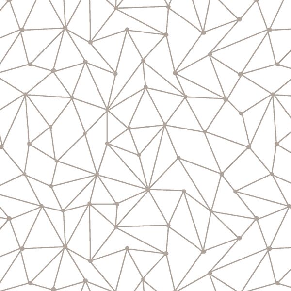 Astral Nights in Taupe on White
