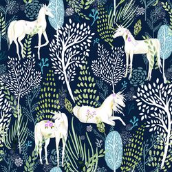 Fantastical Forest in Navy