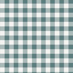 Gingham in Leaf Green