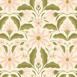 Daisy Damask in Pink