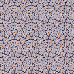 Flower Patch in Lavender Gray