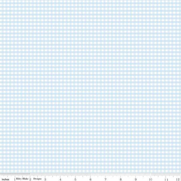 1/8" Gingham in Boy Blue