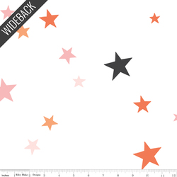 Hey Pumpkin Stars Wideback in White