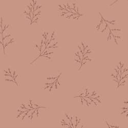 Fallen Branches in Dark Pink