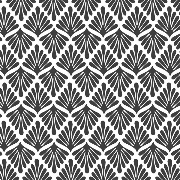 Fronds in Onyx