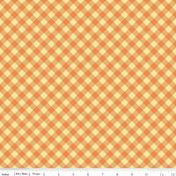 Gingham in Orange