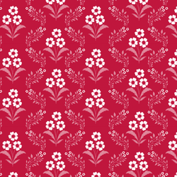 Garden Stripe in Red