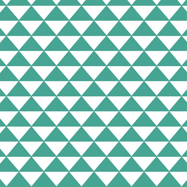 Triangle Mosaic in Jade