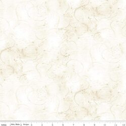 Painter's Watercolor Swirl in Aged White