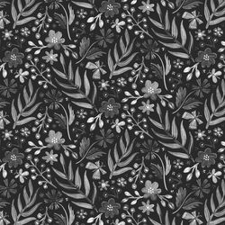 Flutter Floral in Ebony