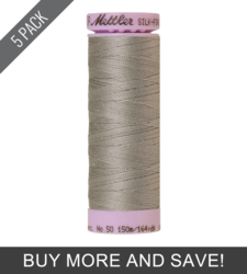 Titan Gray (9105-0413) - Silk Finish Cotton 50wt - 164 Yards (5 Pack)