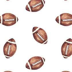 Footballs in White