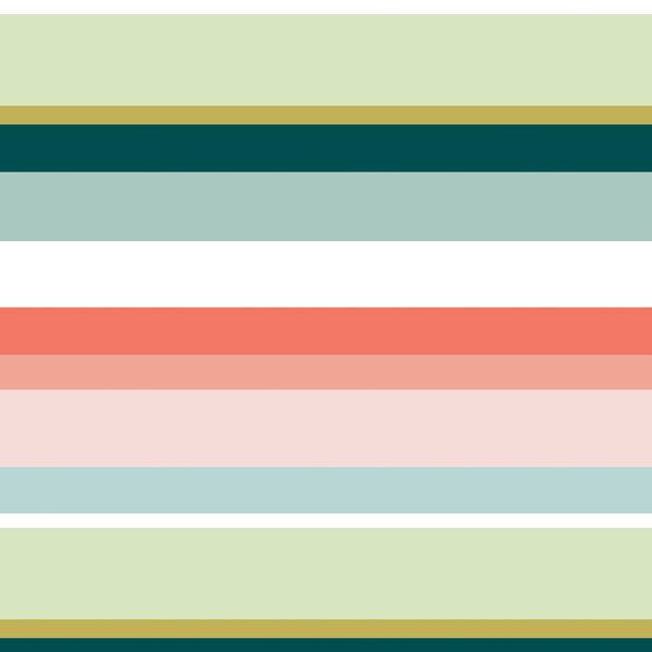 Big Summer Stripe in Melon
