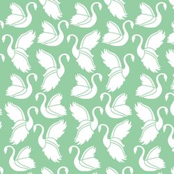 Swan Silhouette in Sprout