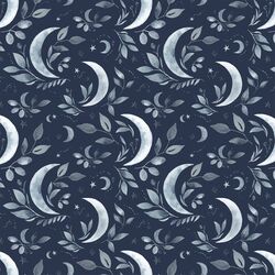 Luna Floral in Midnight Navy