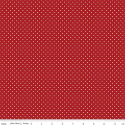 Swiss Dot in Barn Red