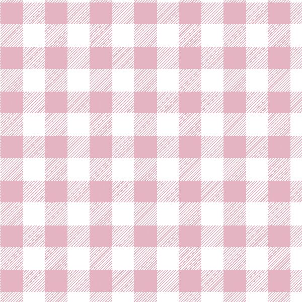 Medium Buffalo Plaid in Carnation