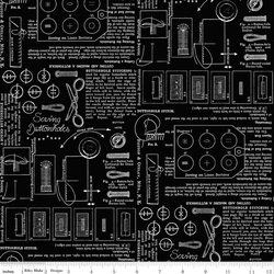 Sewing Notes in Black