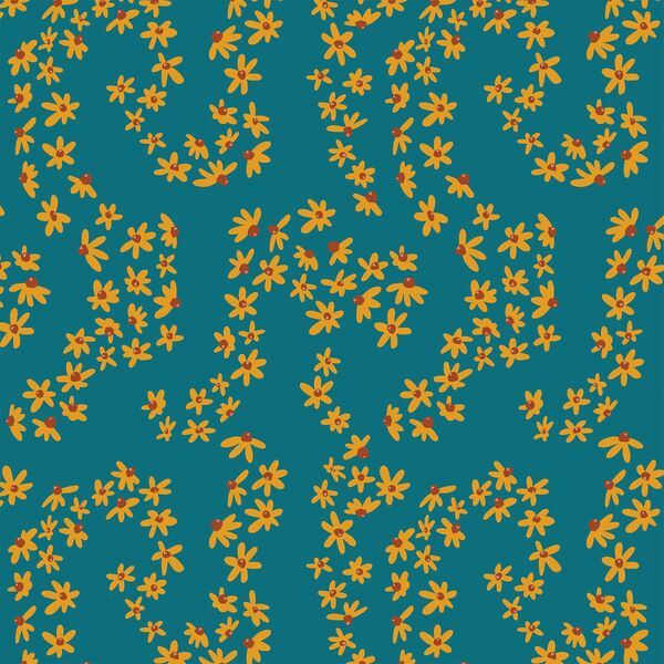 Daisy Fields in Totally Teal