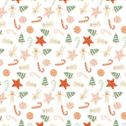 Sweet Sugar Cookies in Holiday