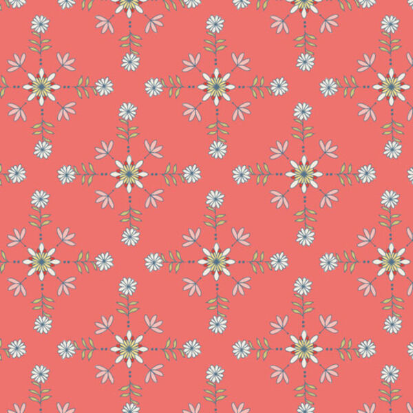 Patchwork Petals in Berry